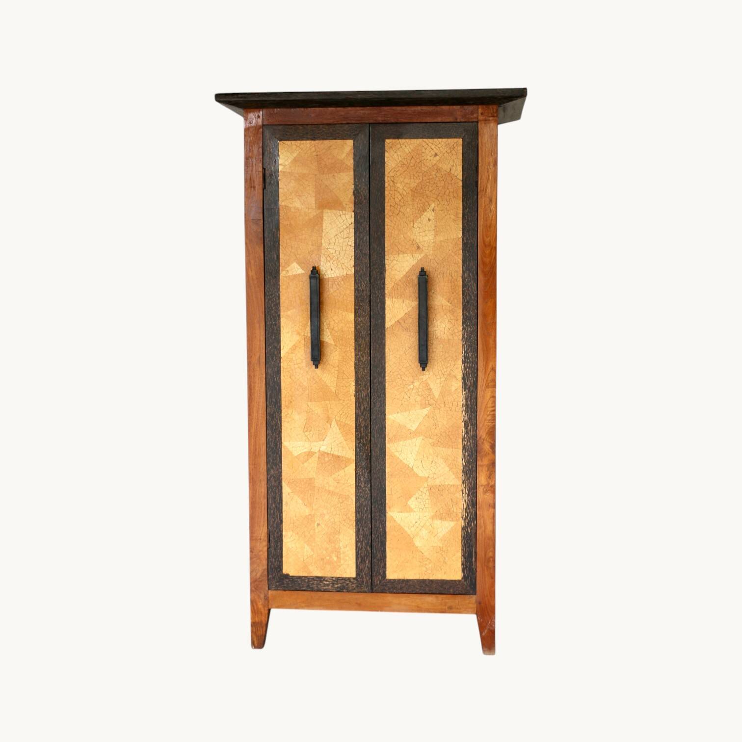 A wooden wardrobe, France 1990s.