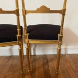 Pair of Louis XVI style flying chairs