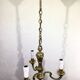 3-light bronze chandelier