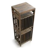 Solid wood filing cabinet