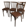 Set of 4 chairs bistrot baumann vintage midcentury