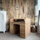 American oak cylinder desk (renovated)