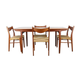 Dining Room Set by Ejner Larsen - Aksel Bender for Naestveld Mobelfabrik - Glyngore Stolefabrik Denmark 1950s