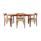 Dining Room Set by Ejner Larsen - Aksel Bender for Naestveld Mobelfabrik - Glyngore Stolefabrik Denmark 1950s