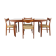 Dining Room Set by Ejner Larsen - Aksel Bender for Naestveld Mobelfabrik - Glyngore Stolefabrik Denmark 1950s