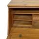 Vintage pine secretaire workstation desk, 1980s design
