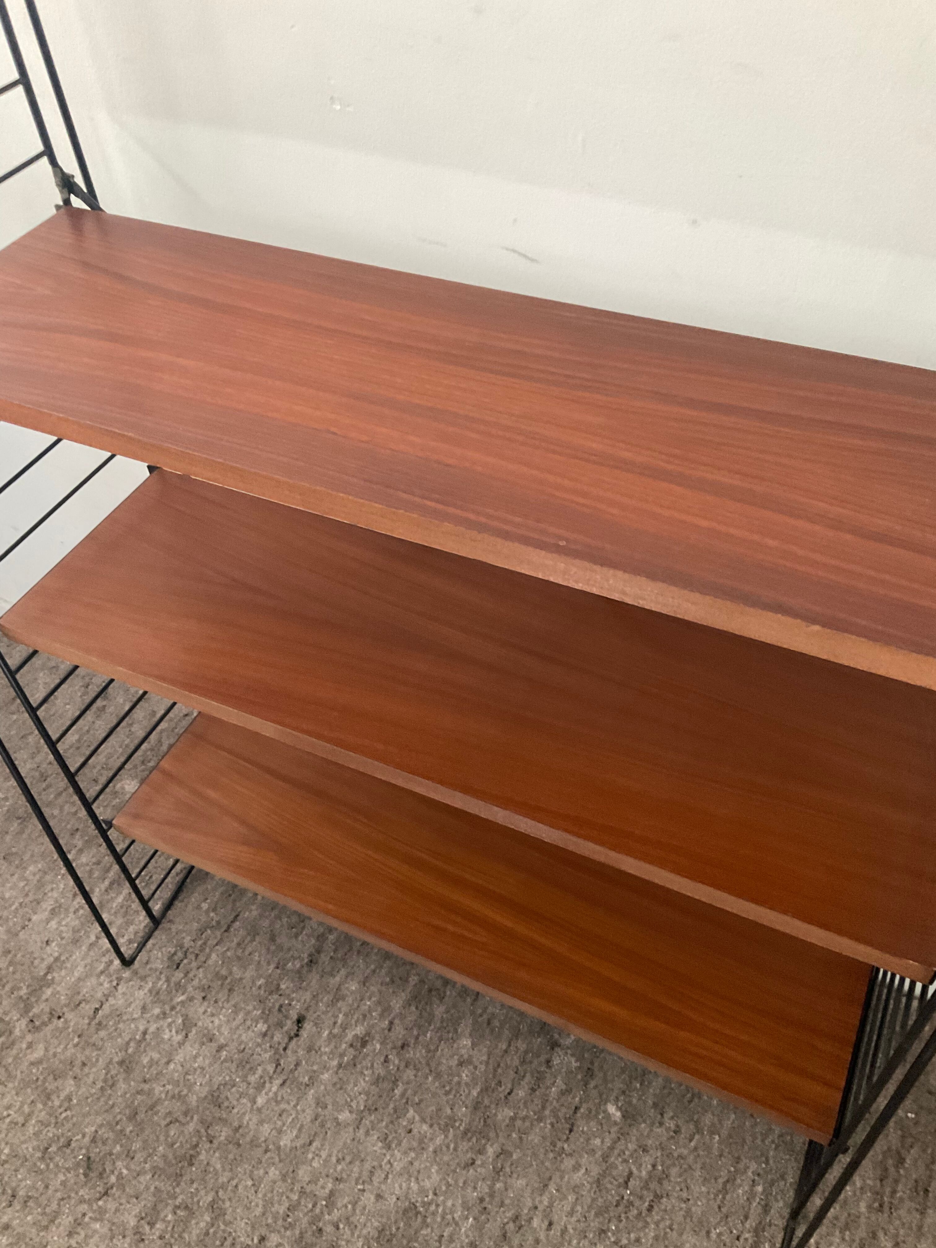 Tomado To.Decker shelf in teak and metal 50/60s
