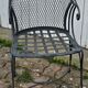 6 fauteuils jardin fer forgé
