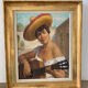 Spanish portrait on guitar
