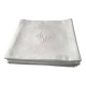6 grandes serviettes de table anciennes en coton damassé et monogrammées