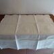 2 old R.A embroidered pillowcases in 73cm by 73cm cotton