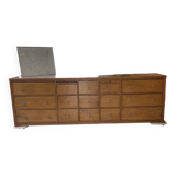 XXL golden oak craft furniture from the 50s