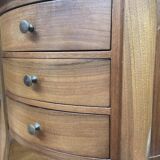 Paire de tables de chevets de style Louis XV - Transition en noyer