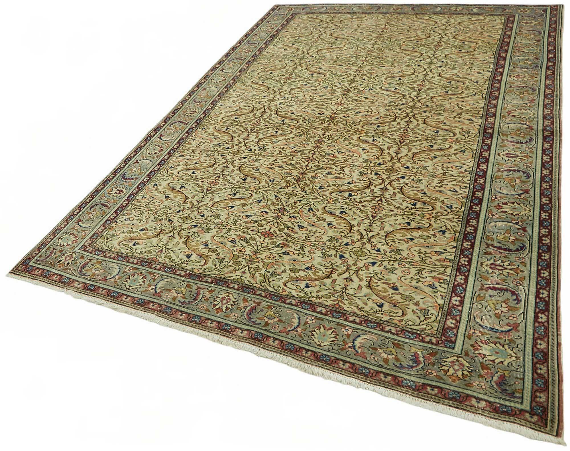 Turkish Wool Vintage Kayseri Rug 186 cm x 290 cm