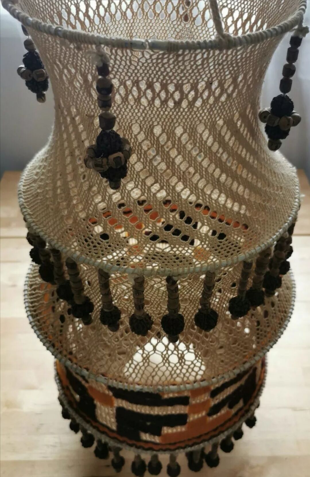 Macramé suspension 70s