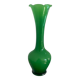 Green opaline single-flower vase – Elegant and decorative