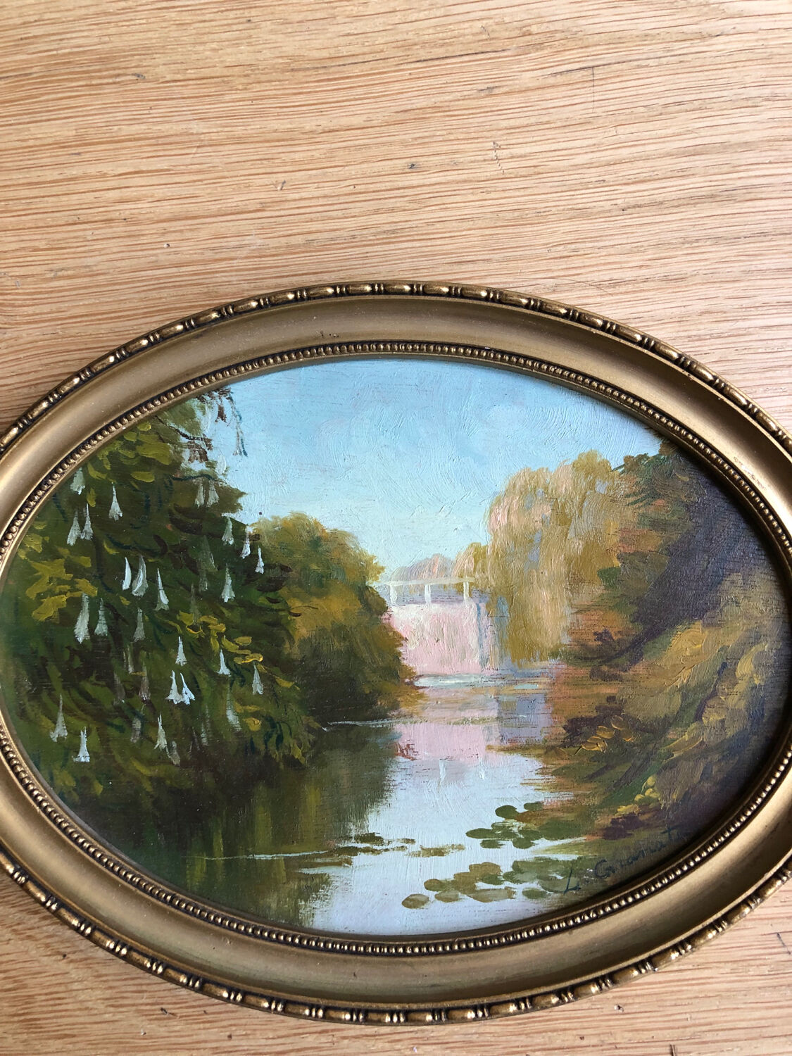 Oil on wood by Louis Granata