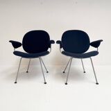 Dark bleu Kembo armchair by W.H. Gispen for Kembo, after 2000