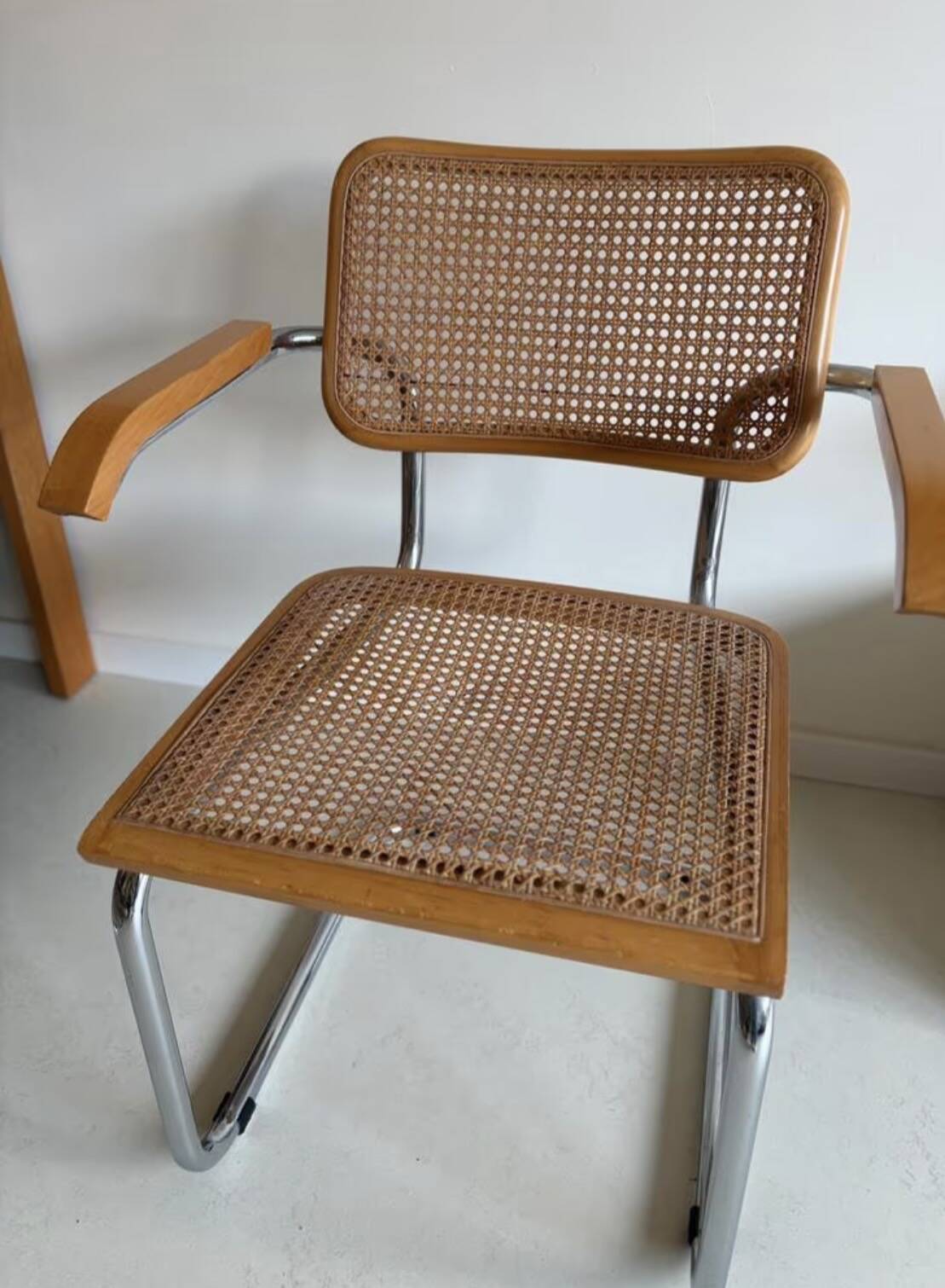 Breuer Cannage Chair with Armrests B64