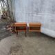 Paire de chevets, tables de nuit vintage
