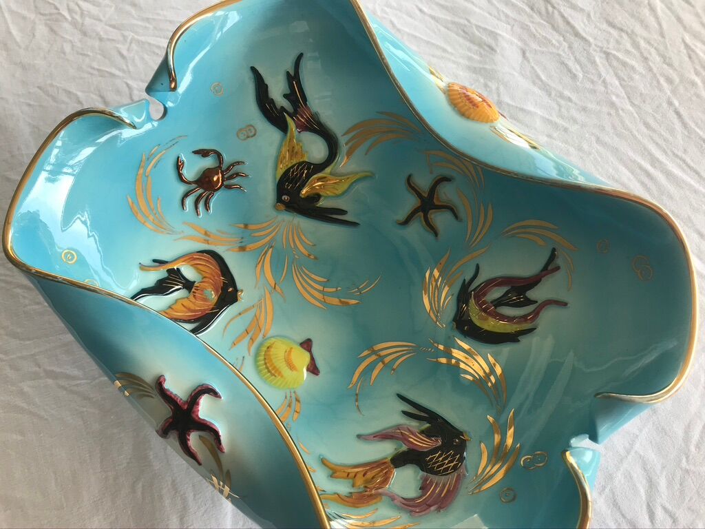 Empty cut ceramic pocket Monaco Cerazur 1950/60