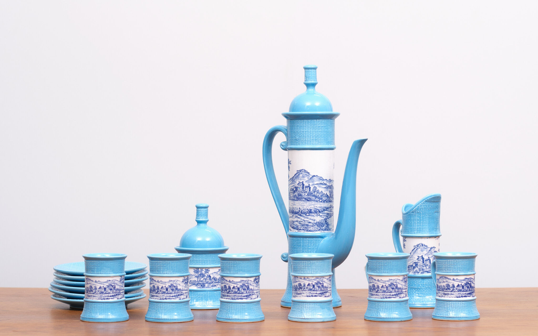 Vintage Complete Tea Set 17 Pieces 1960s