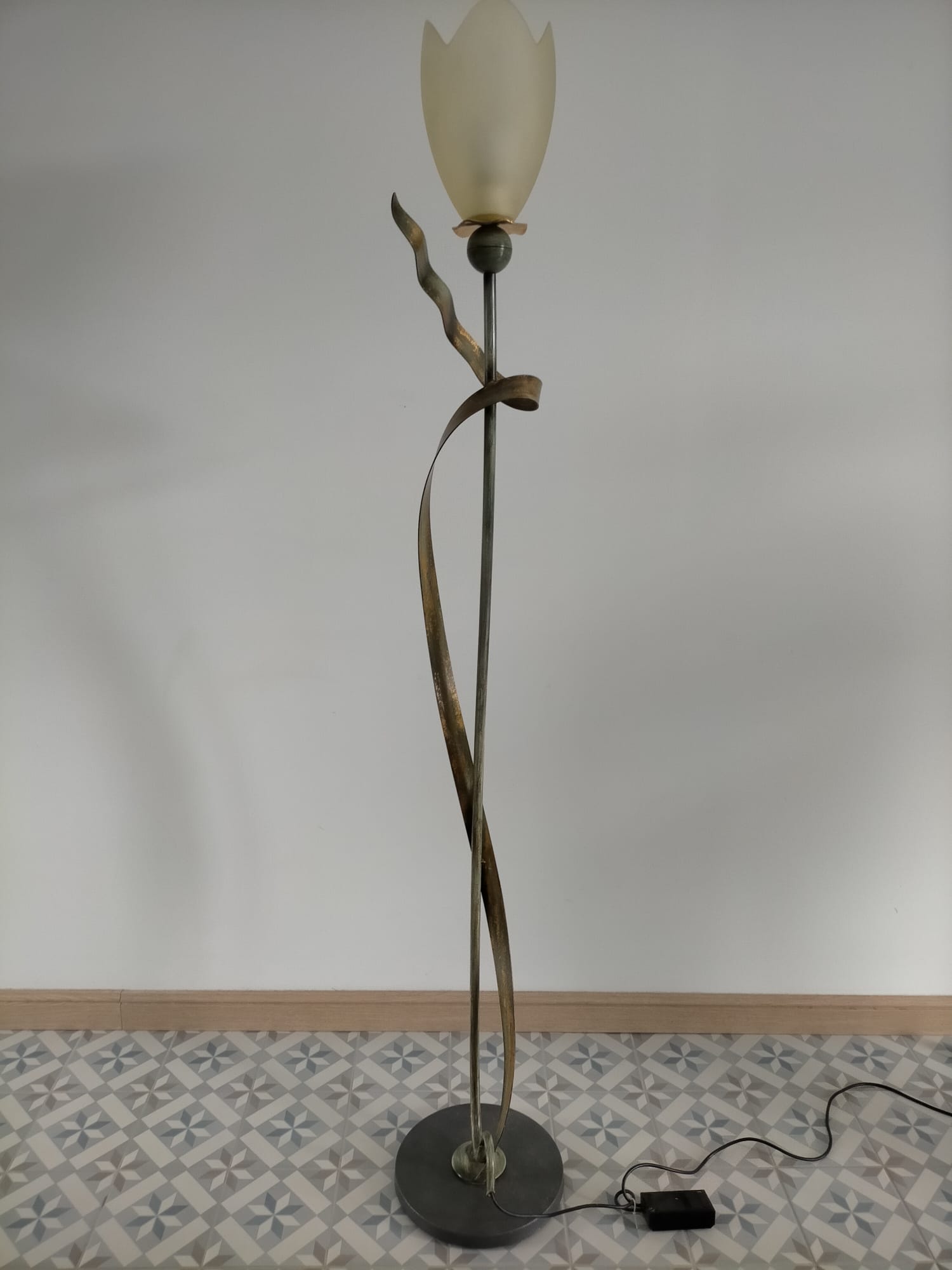 Floor lamp Masca Italy may flower designer Massimo Sacconi