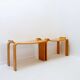 Pair of 'Museum' stools by Sven Kai-Larsen for Ströms Möbler - Sweden 1963