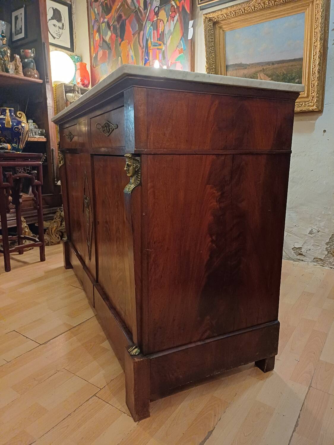 Empire period furniture, returned from Egypt in its original 19th-century condition