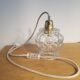 Walking lamp, vintage Helena Tynell style bedside table lamp - bubbles 1960 1970