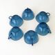 VERECO Coffee Set - Vintage Blue - 6 cups and 6 under cups