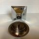 SKS Germany silver and black candlestick