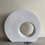 White ceramic vase