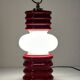 Vintage 70s ceramic design lantern lamp