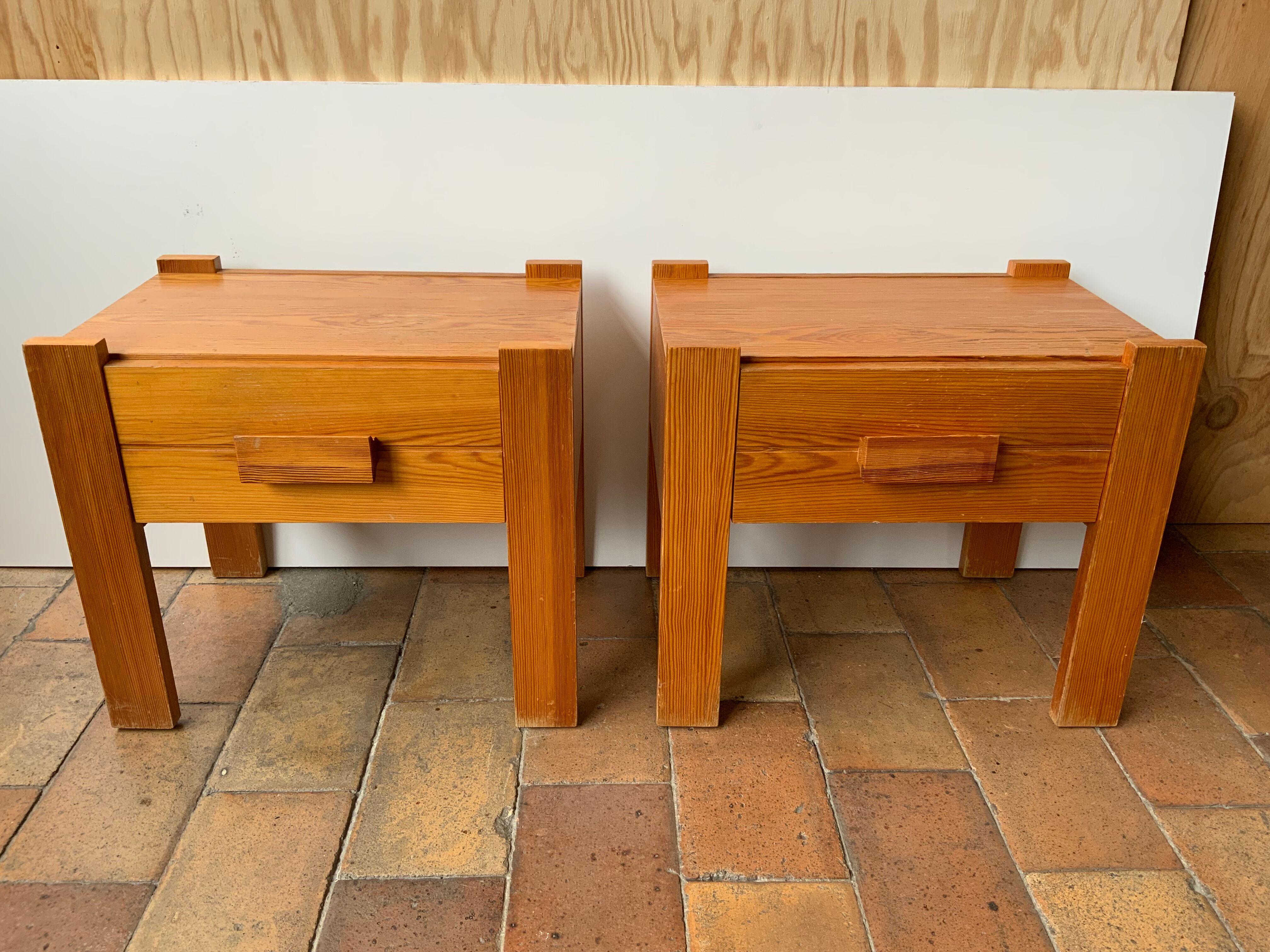 Vintage bedside pair
