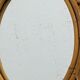 Round rattan mirror from the 50s/60s
