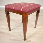 Tabouret en acajou du 20e siècle