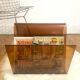 Smoked Plexiglas magazine holder Michel Dumas