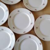 10 Assiettes à dessert Badonviller