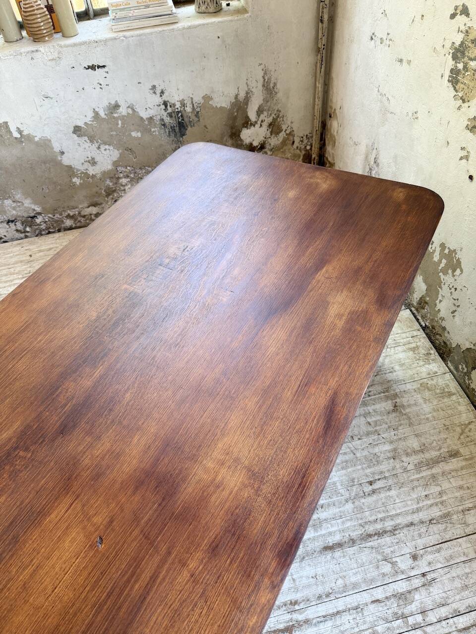 1950s oak reconstruction table