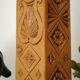 Vintage carved solid oak lamp foot