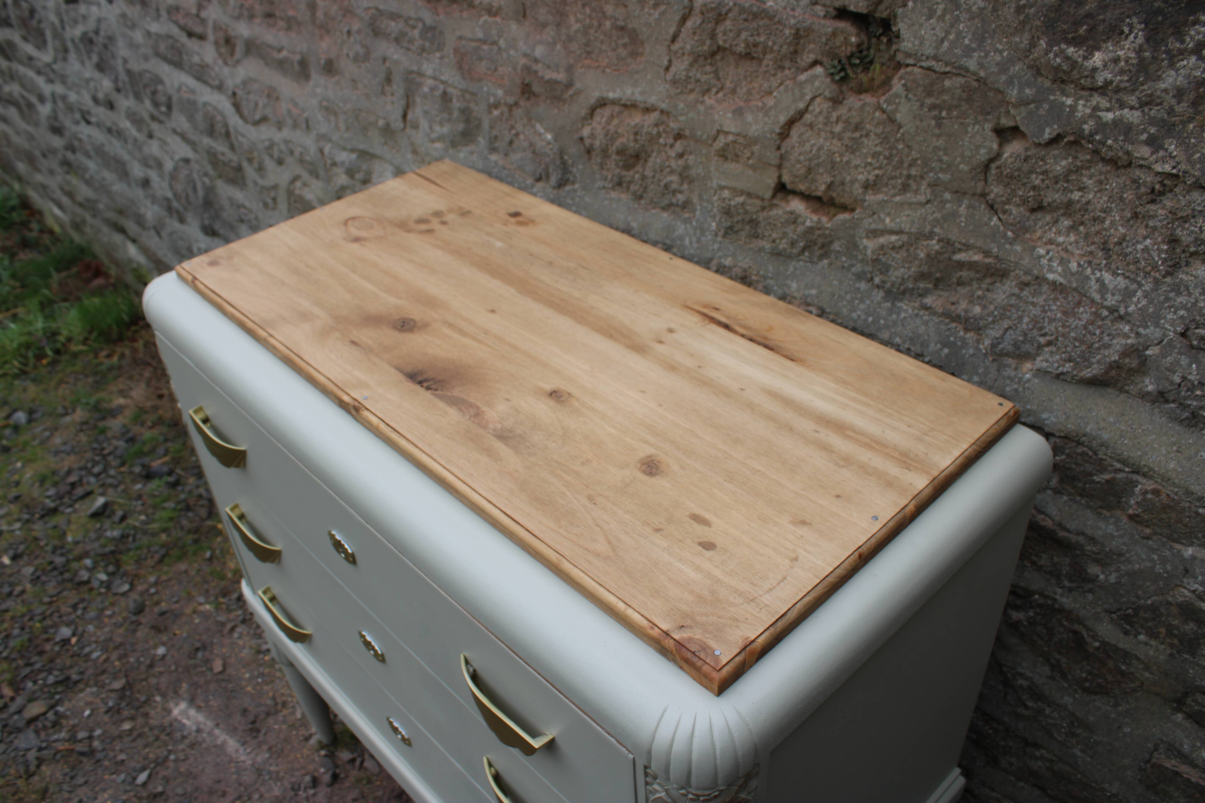 Antique art deco chest of drawers