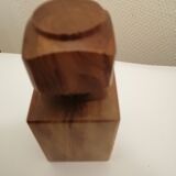 Nut and hazelnut nutcracker in olive wood