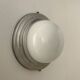 Vintage Art Deco wall lamp, chrome and opaline, France 1930