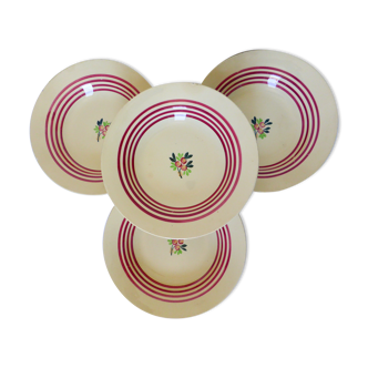 4 vintage hollow plates from Gien 2106205