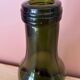 Antique bottle made of thick glass