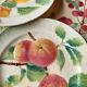 Set of 6 Art Nouveau Barbotine St Clément plates