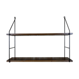 Teak string shelf wall shelf danish design denmark 60/70
