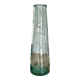 Transparent glass vase