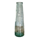 Transparent glass vase